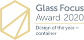 Glass Focus Awrd 2020 Design of the year - container